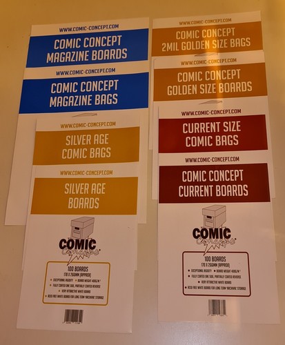 Various comic concept - concept, bags