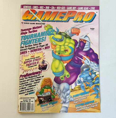 Gamepro magazine dec 1993 - magazine,