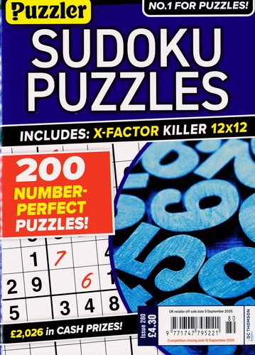 Puzzler sudoku puzzles - puzzler,