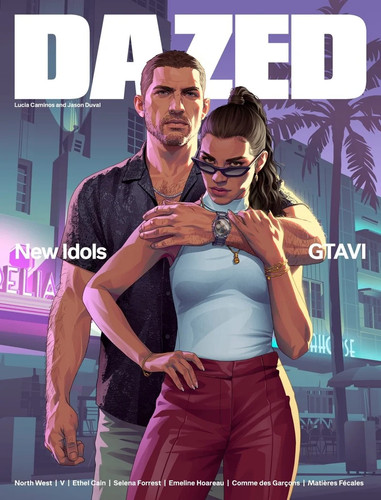 Dazed magazine gta - vi, cover